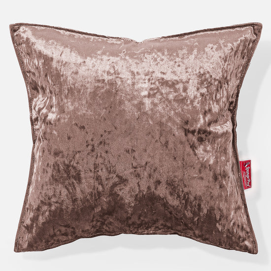Grand Coussin 70 x 70cm - Vintage Velours Truffe 01