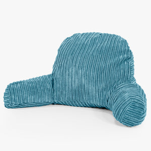 Coussin de Lecture avec Dossier - Côtelé Mer Égée
