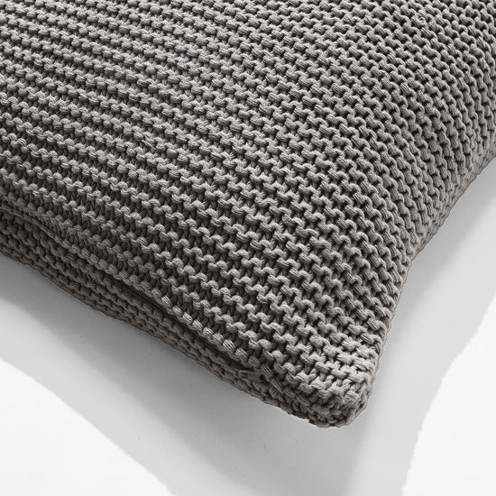 Coussin 47 x 47cm - 100% Coton Ellos Gris 02