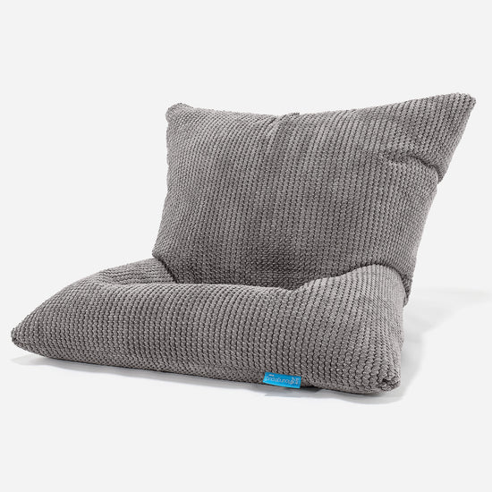 Coussin Pouf Enfant - Pompon Anthracite 04