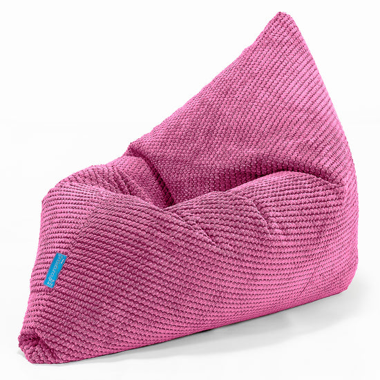 Coussin Pouf Enfant - Pompon Rose 03