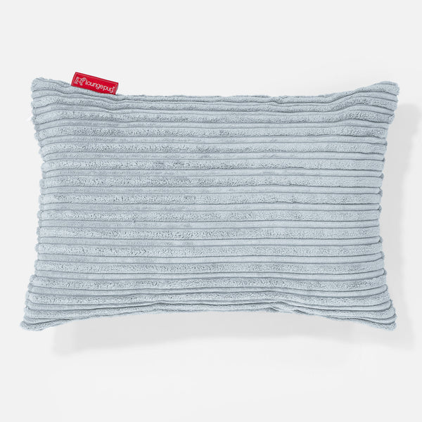 Coussin Rectangulaire 35 x 50cm - Côtelé Bébé Bleu 01