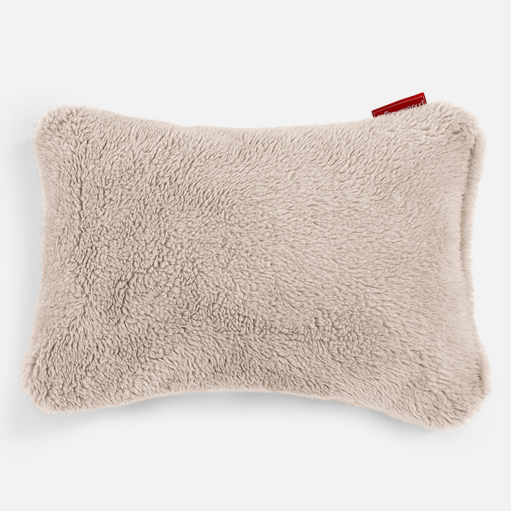 Coussin Rectangulaire 35 x 50cm - Fausse Fourrure Nounours Vison 01