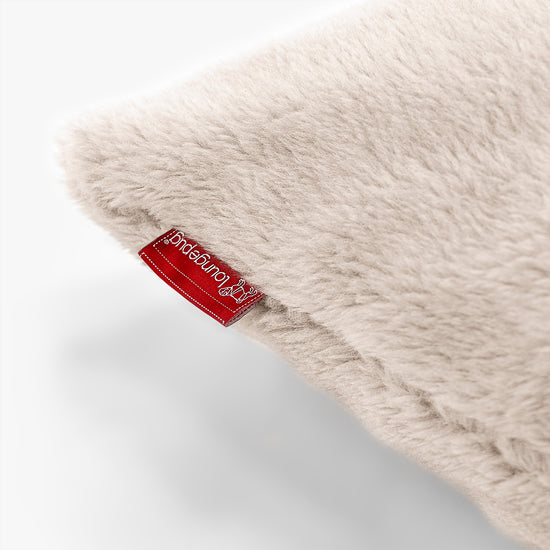 Coussin Rectangulaire 35 x 50cm - Fausse Fourrure Nounours Vison 02
