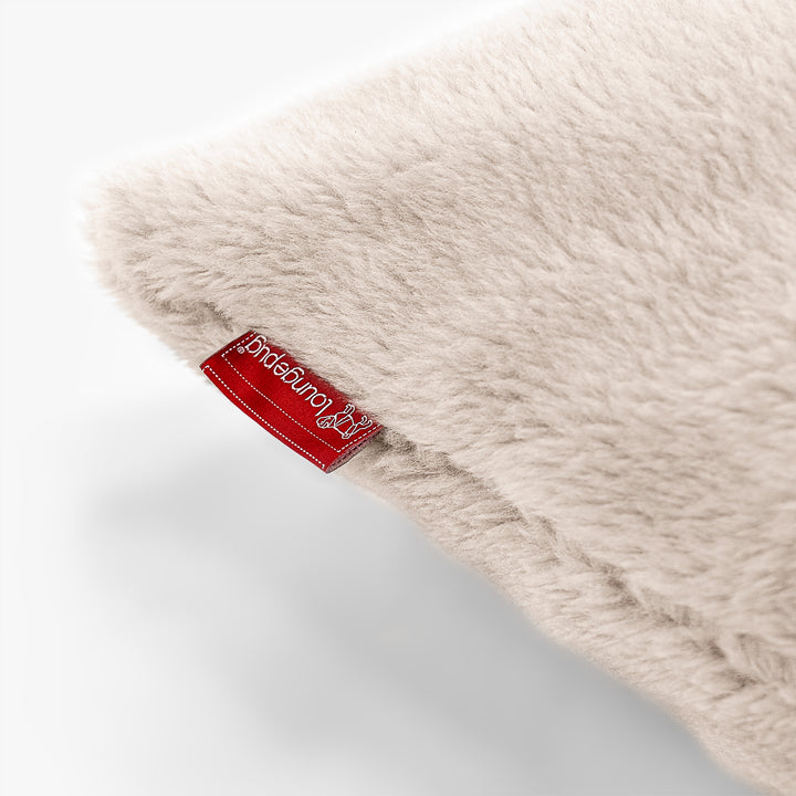 Coussin Rectangulaire 35 x 50cm - Fausse Fourrure Nounours Vison 02