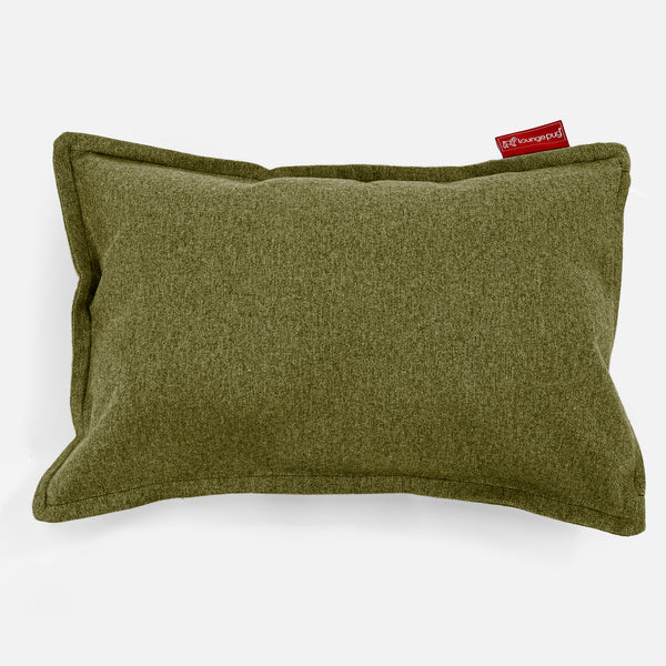 Coussin Rectangulaire 35 x 50cm - Interalli Laine Vert Acide 01