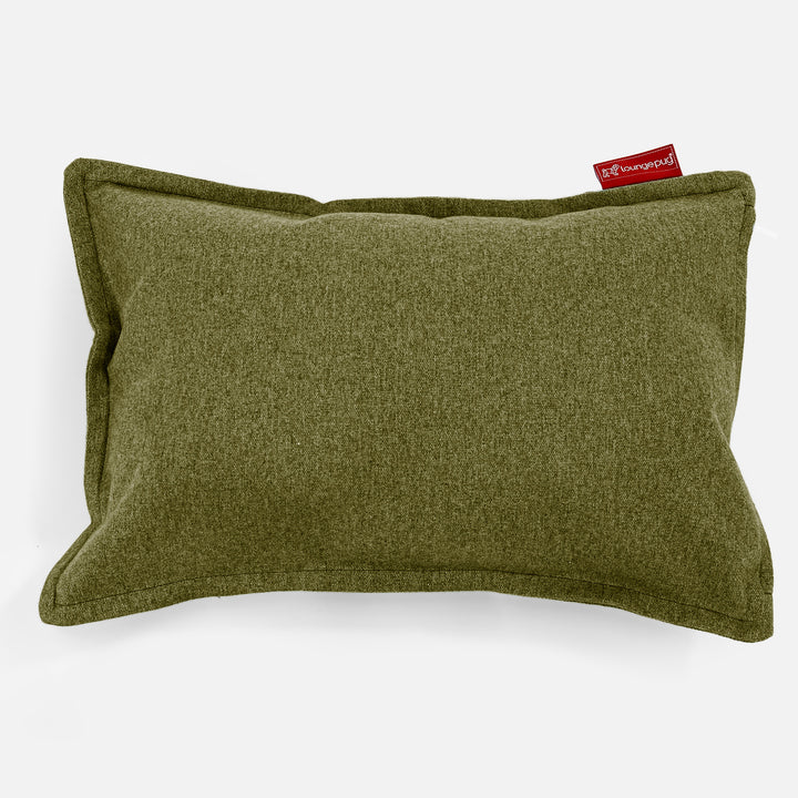 Coussin Rectangulaire 35 x 50cm - Interalli Laine Vert Acide 01
