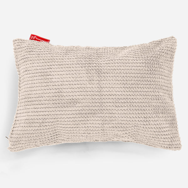 Coussin Rectangulaire 35 x 50cm - Pompon Crème 01