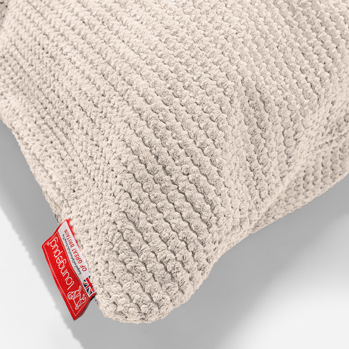 Coussin Rectangulaire 35 x 50cm - Pompon Crème 02
