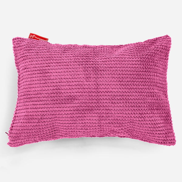 Coussin Rectangulaire 35 x 50cm - Pompon Rose 01