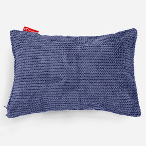 Housse de Coussin Rectangulaire 35 x 50cm - Pompon Violet