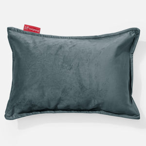Housse de Coussin Rectangulaire 35 x 50cm - Velours Mer Égée