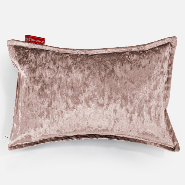 Coussin Rectangulaire 35 x 50cm - Vintage Velours Truffe 01