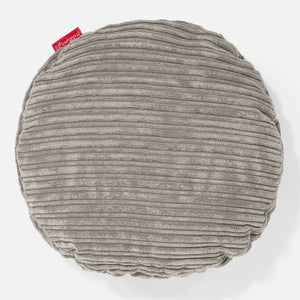 Housse de Coussin Rond 50cm - Côtelé Vison