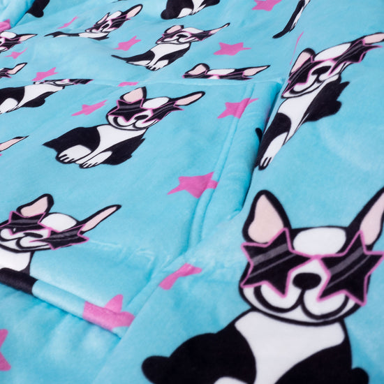 Couverture à Capuche pour Homme et Femme - Molleton Carlin 05