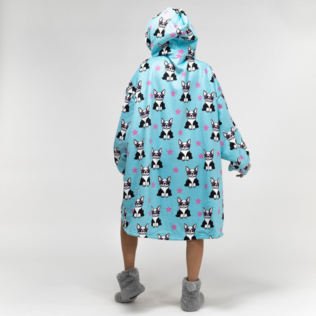 Couverture à Capuche zippé pour Homme et Femme - Molleton Carlin 03