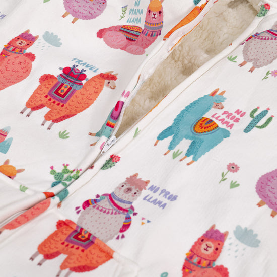 Couverture à Capuche zippé pour Homme et Femme - Molleton Lama 05