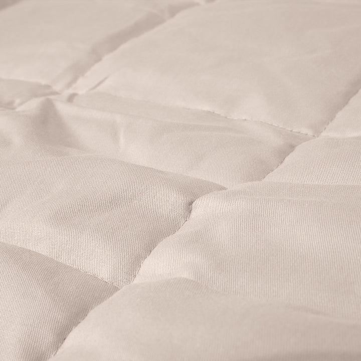 Couverture Lestée pour Adultes - Coton Crème / Vison 04