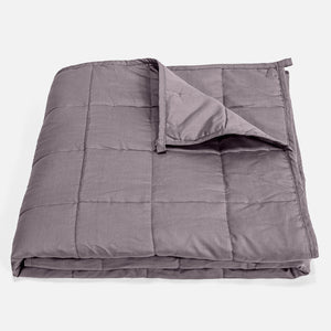 Couverture Lestée pour Adultes - Coton Gris