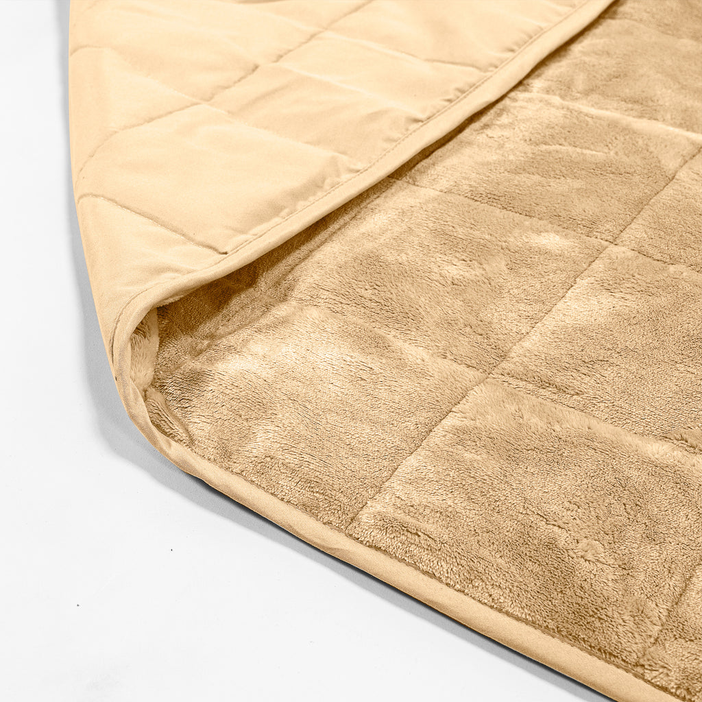 Couverture Lestée pour Adultes (100 x 150cm) - Polaire sherpa Vison 02