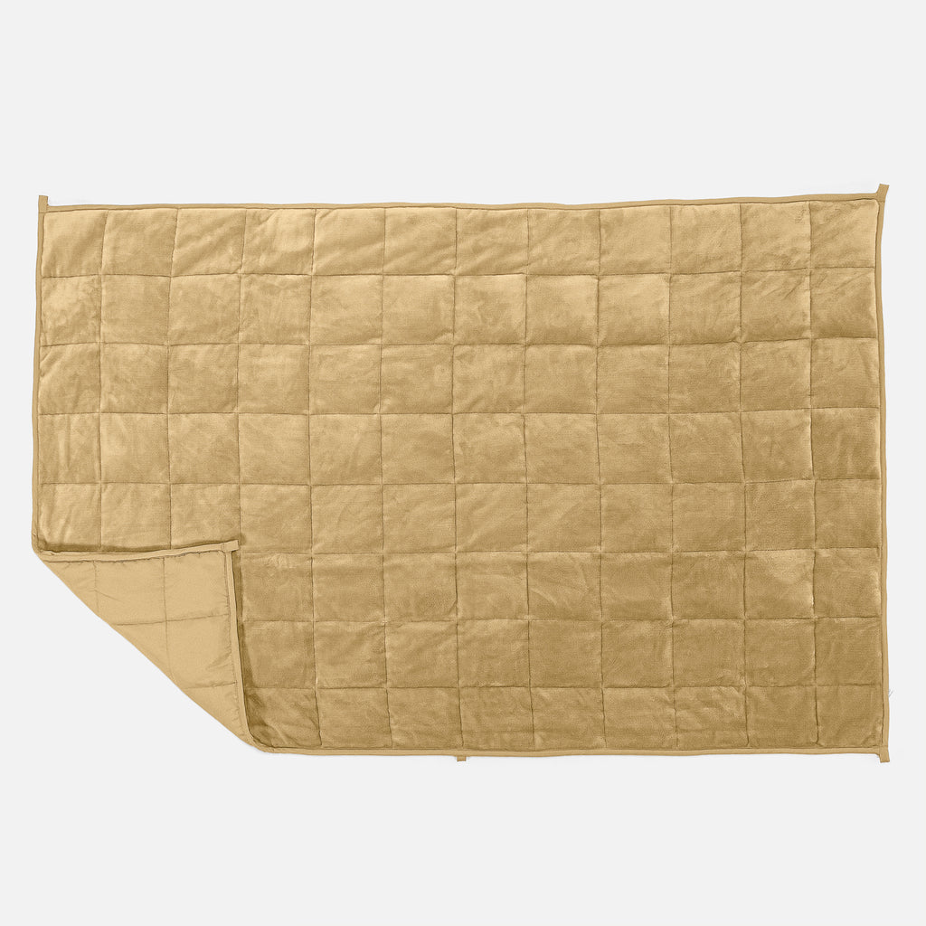 Couverture Lestée pour Adultes (100 x 150cm) - Polaire sherpa Vison 03