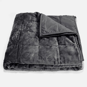 Couverture Lestée pour Adultes - Polaire sherpa Gris