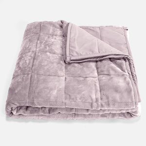 Couverture Lestée pour Adultes - Polaire sherpa Rose Pâle