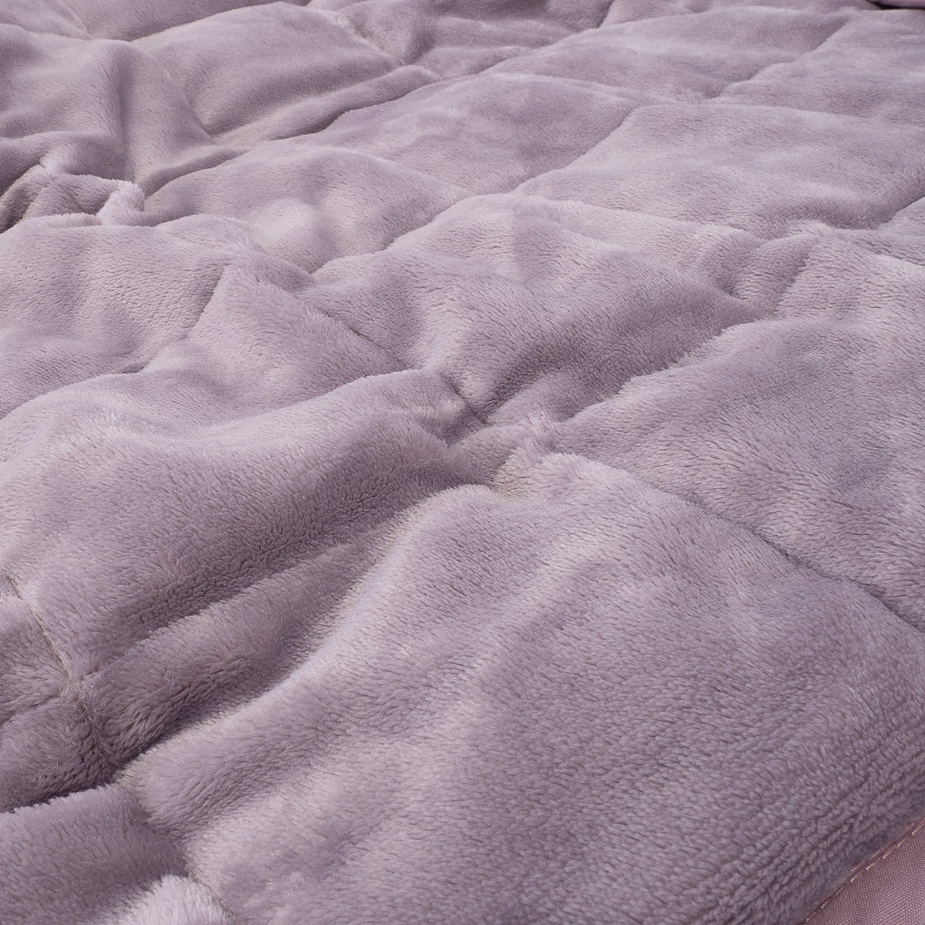 Couverture Lestée pour Enfants - Polaire sherpa Rose Pâle 04