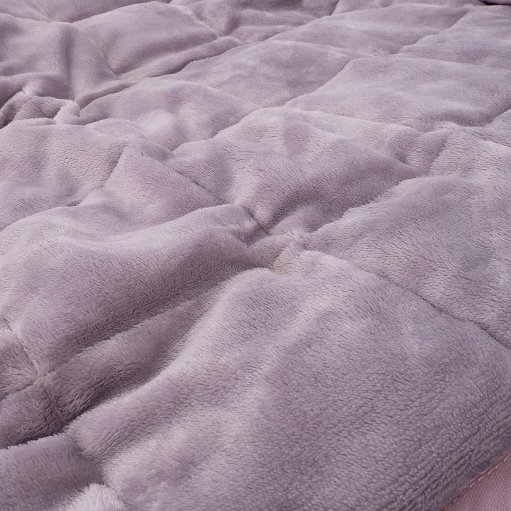 Couverture Lestée pour Enfants - Polaire sherpa Rose Pâle 04