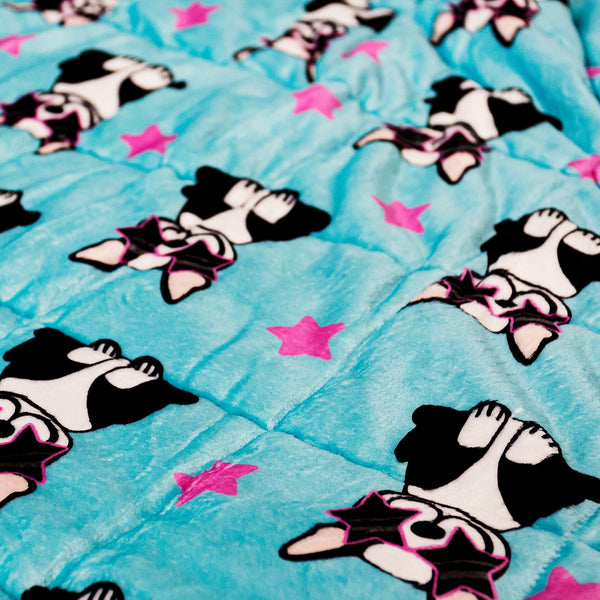 Couverture Lestée pour Enfants - Polaire sherpa Carlin Fabric Close-up Image