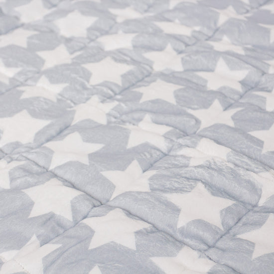 Couverture Lestée pour Enfants - Polaire sherpa Gris étoile 04