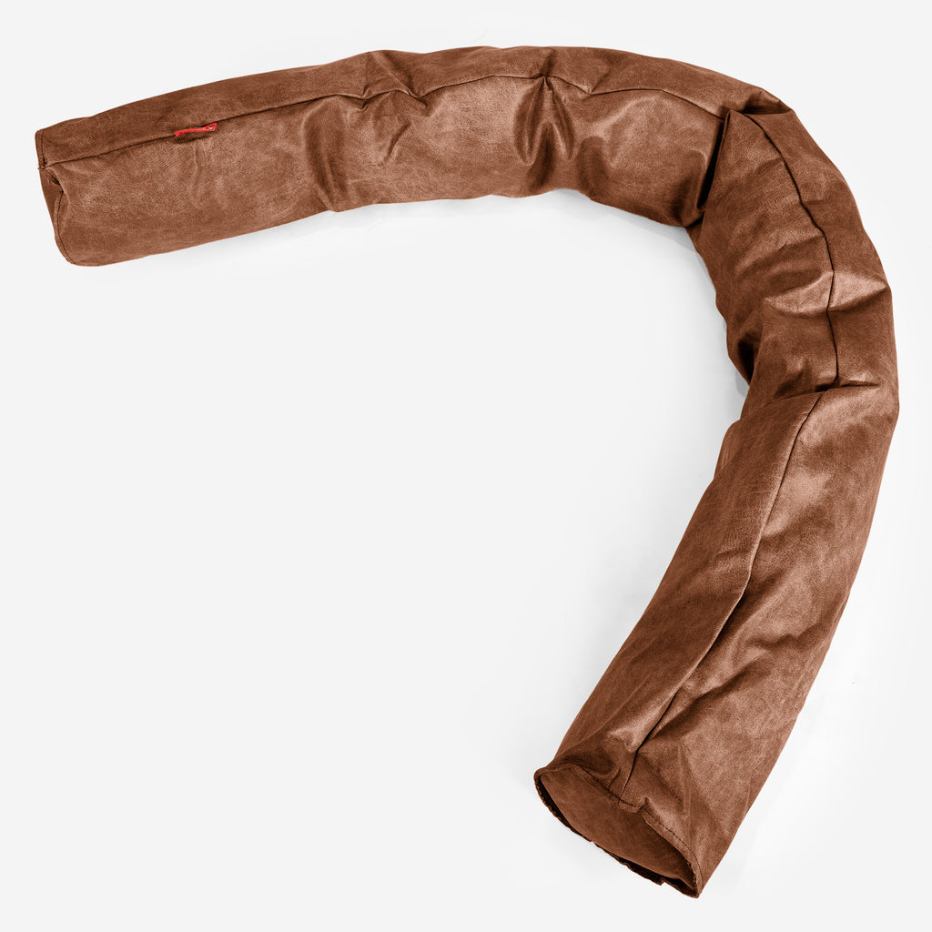 Traversin C150-L, Memoire De Forme - Cuir Vintage Camel 01