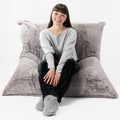 Fausse Fourrure Lapin Gris clair