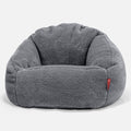 Fausse Fourrure Nounours Gris Foncé