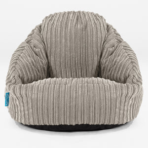 Pouf Chaise Bubble pour Enfants 1-3 ans - Côtelé Vison