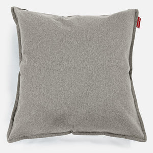 Grand Housse de Coussin 70 x 70cm - Interalli Laine Argent