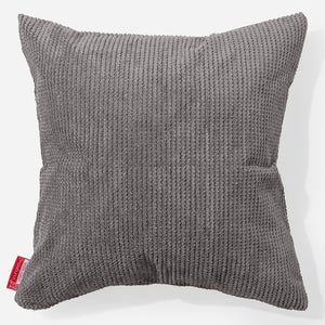 Grand Housse de Coussin 70 x 70cm - Pompon Anthracite
