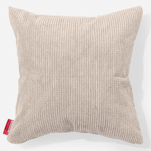 Grand Housse de Coussin 70 x 70cm - Pompon Crème
