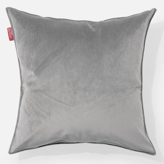 Grand Coussin 70 x 70cm - Velours Argent 01