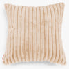Grand Housse de Coussin 70 x 70cm - Velours Côtelé Ultra Pelucheux Pêche 01