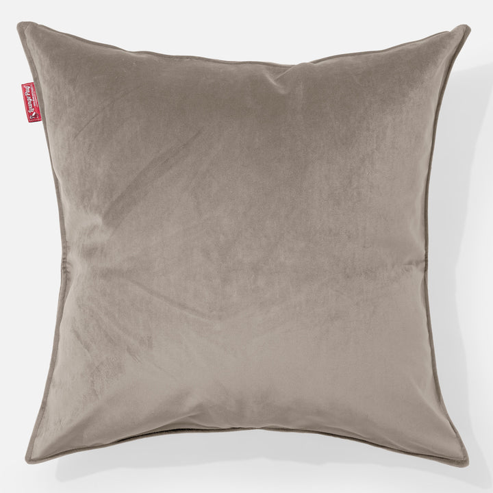 Grand Coussin 70 x 70cm - Velours Vison 01