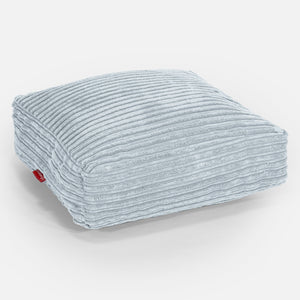 Grand Coussin de Sol - Côtelé Bébé Bleu