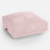 Grand Coussin de Sol - Côtelé Rose 01