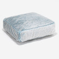 Fausse Fourrure Lapin Bleu Pastel