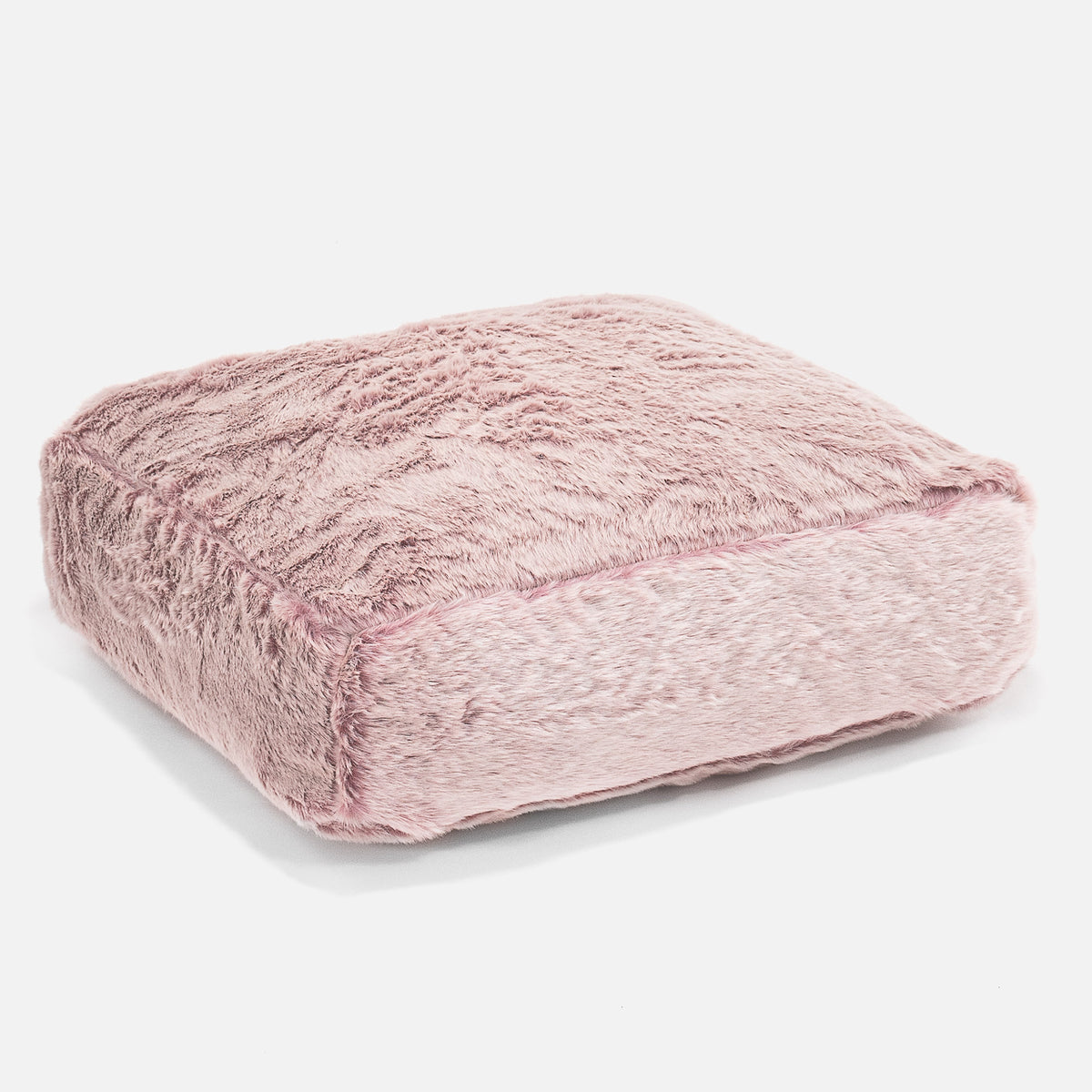 Pouf Chaise Bubble - Fausse Fourrure Lapin Rose Pastel