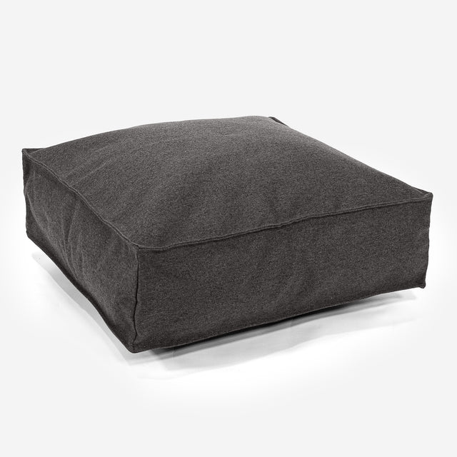 Grand Coussin de Sol - Interalli Laine Gris 01