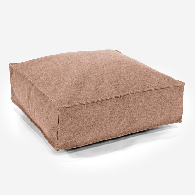 Grand Coussin de Sol - Interalli Laine Sable 01