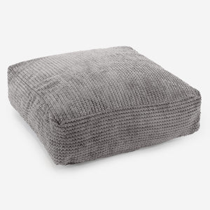 Grand Coussin de Sol - Pompon Anthracite
