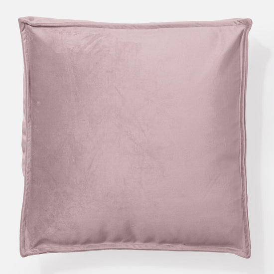 Grand Coussin de Sol - Velours Rose 02
