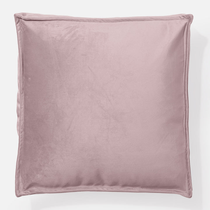 Grand Coussin de Sol - Velours Rose 02